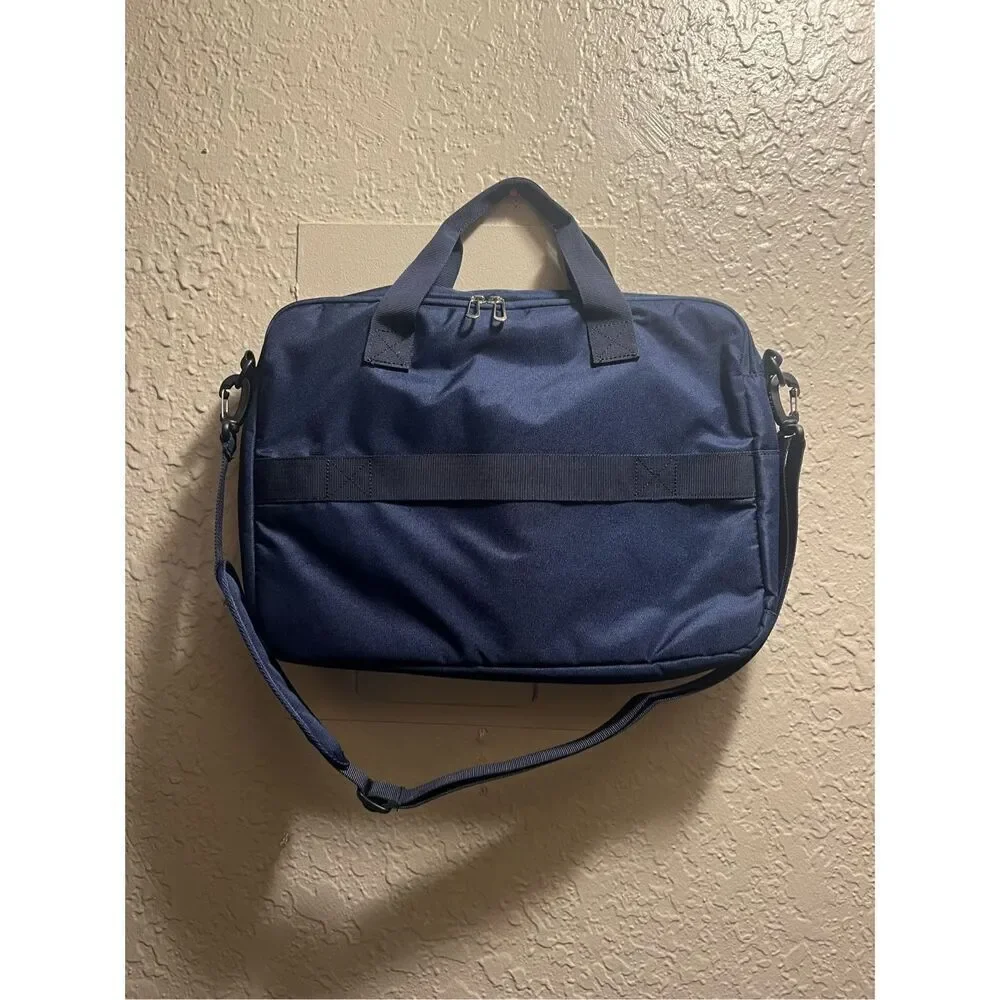 Bella Russo 17” Navy Laptop Bag NEW NO TAGS